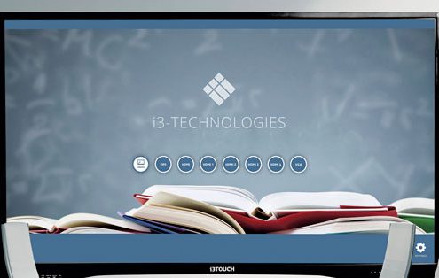 i3 touchskærm til mødelokalet, en lækker og elegant løsning