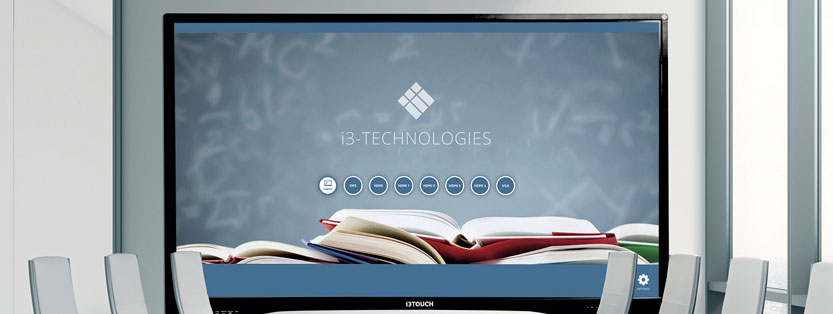 i3 touchskærm til mødelokalet, en lækker og elegant løsning