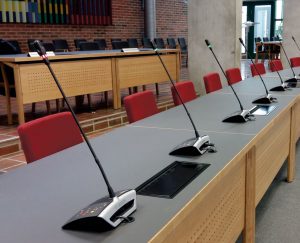 Konferencesystemet giver mulighed for bl.a. afstemning