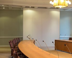 Teknikken er gemt væk, når den ikke er i brug