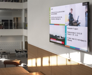 Levetiden på skærmen er lang