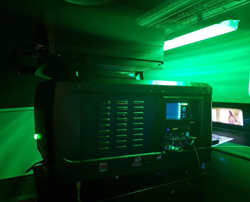 Frysehuset har opgraderet fra lampe- til 4K laserprojektorer